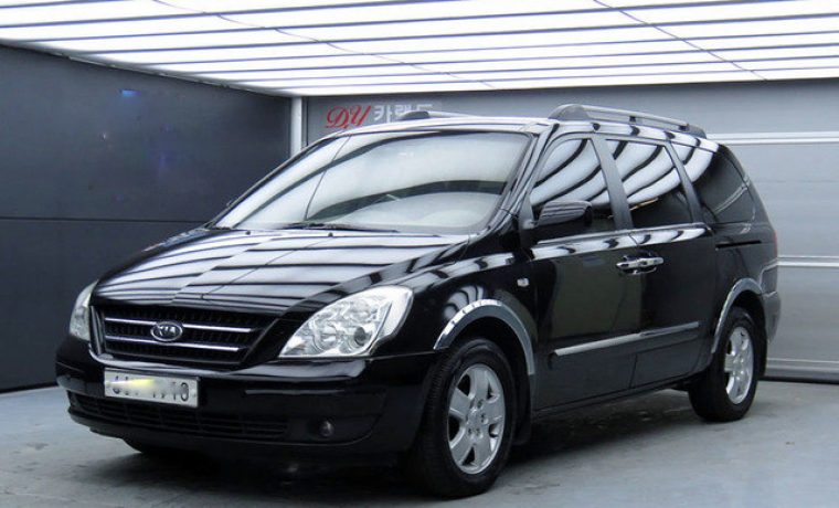 kia carnival 2008 Black